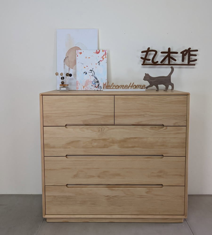 實木收納斗櫃