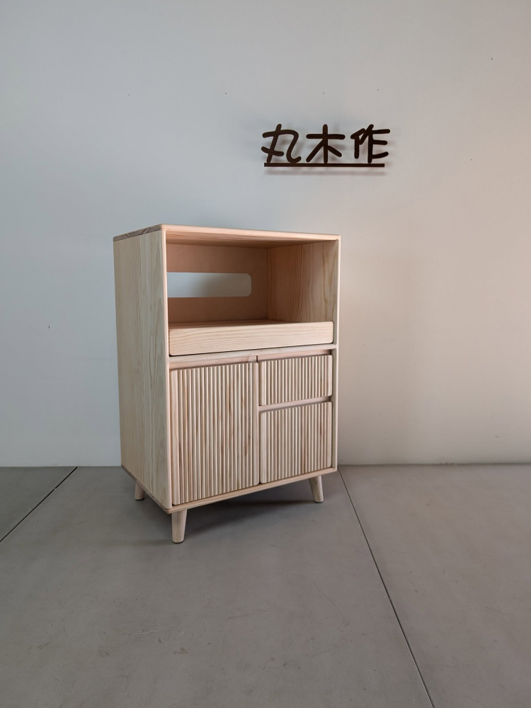 實木電器收納櫃