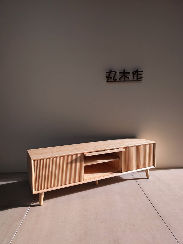 客製實木電視櫃