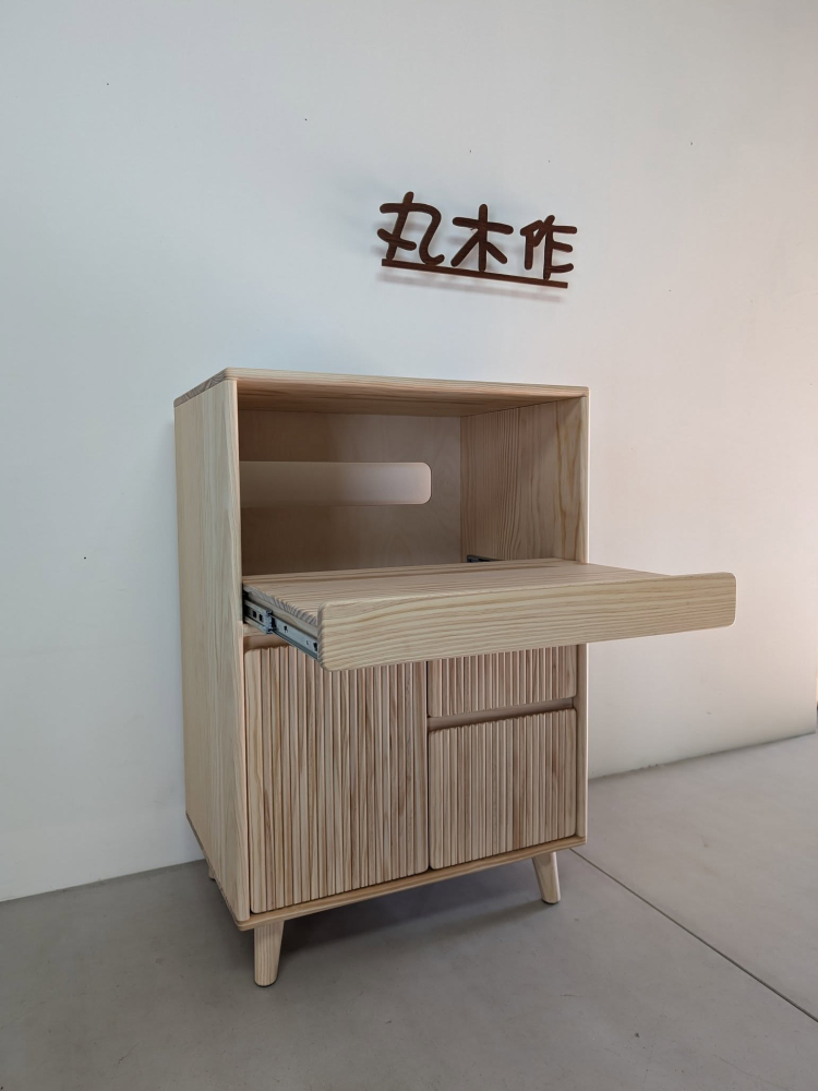 實木電器收納櫃