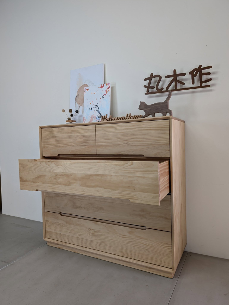 實木收納斗櫃