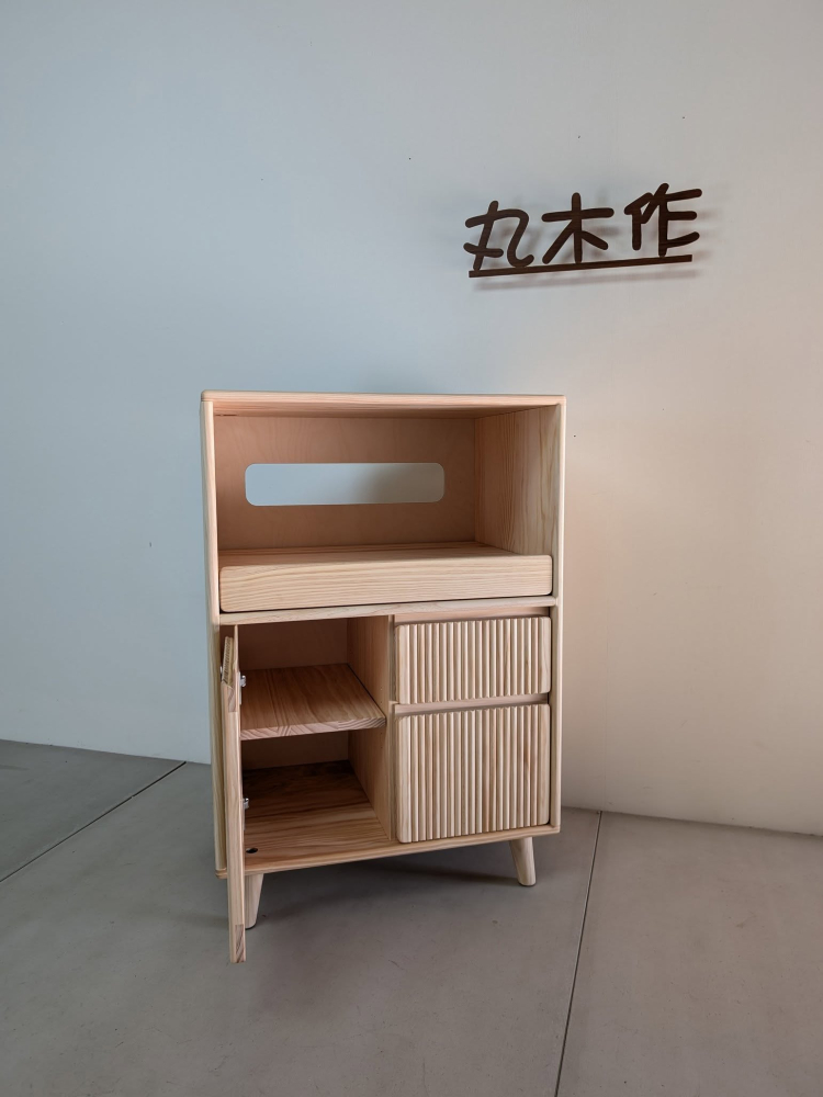 實木電器收納櫃