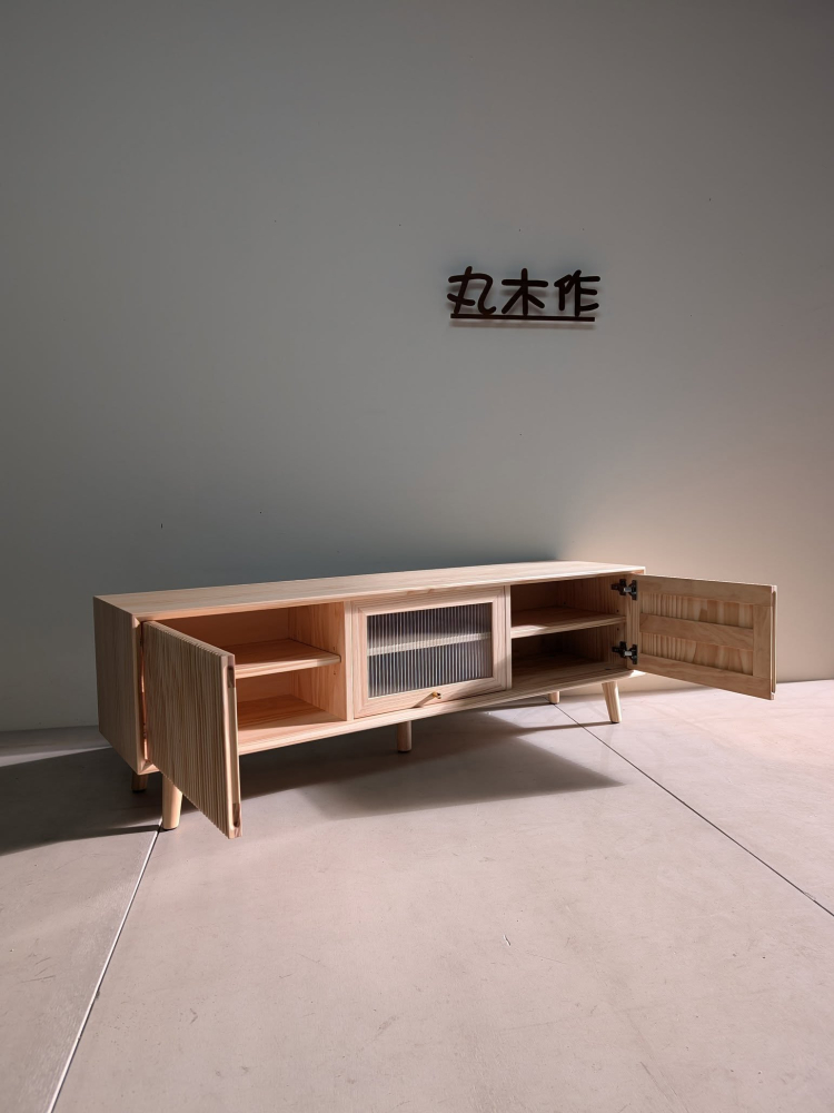 客製實木電視櫃