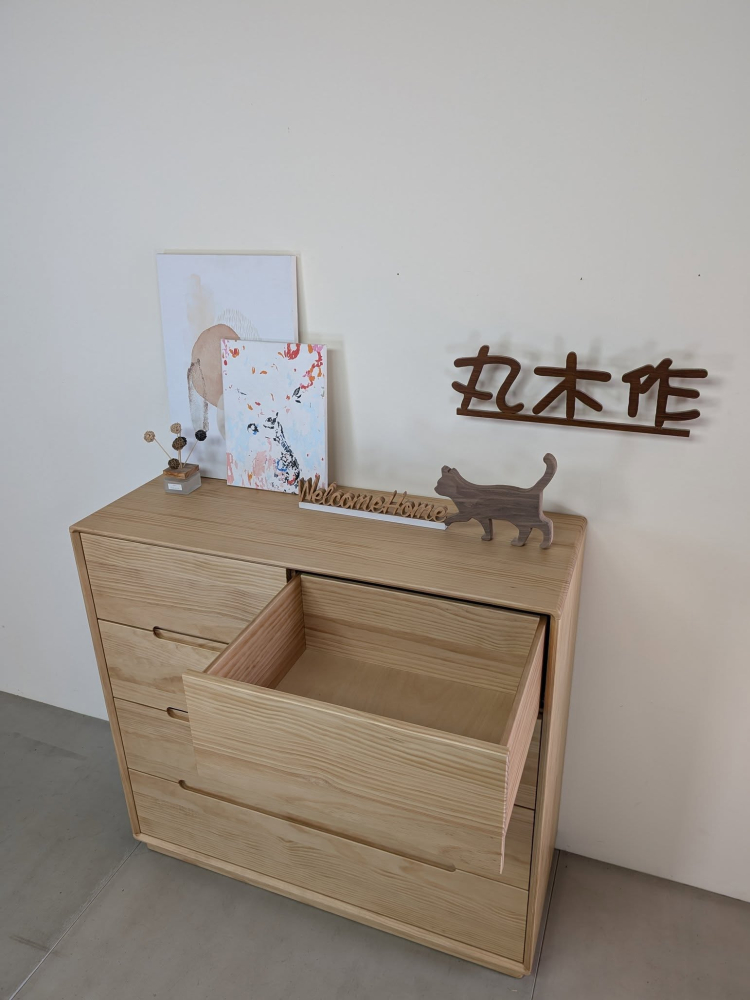 實木收納斗櫃
