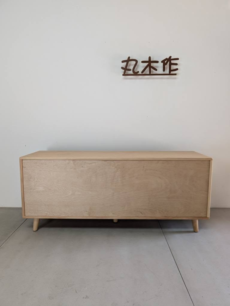 實木收納櫃-手染橡木色