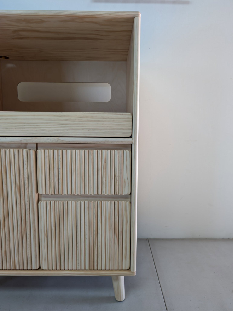 實木電器收納櫃