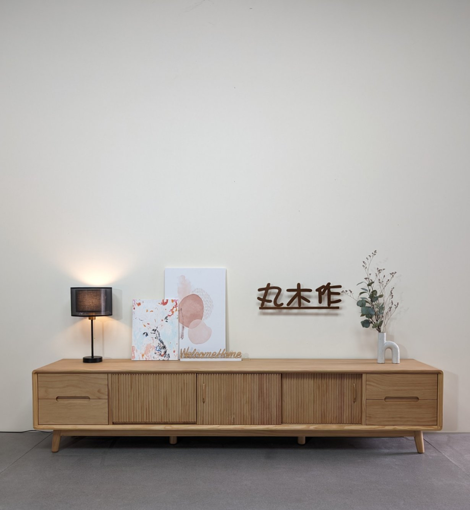客製實木電視櫃--01