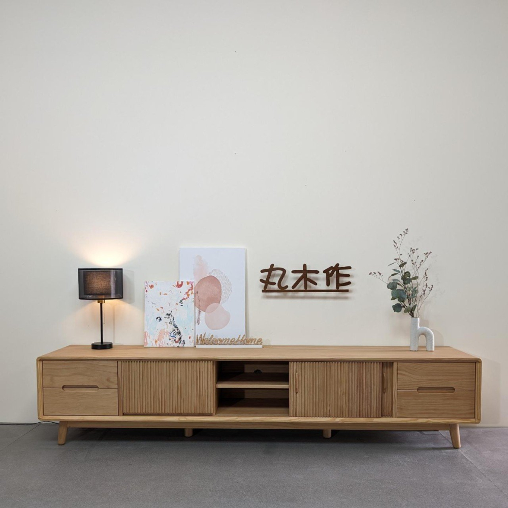 客製實木電視櫃--01