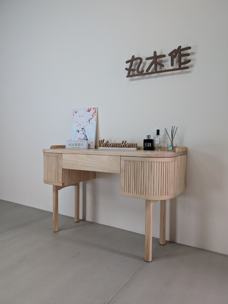 客製實木化妝桌--01