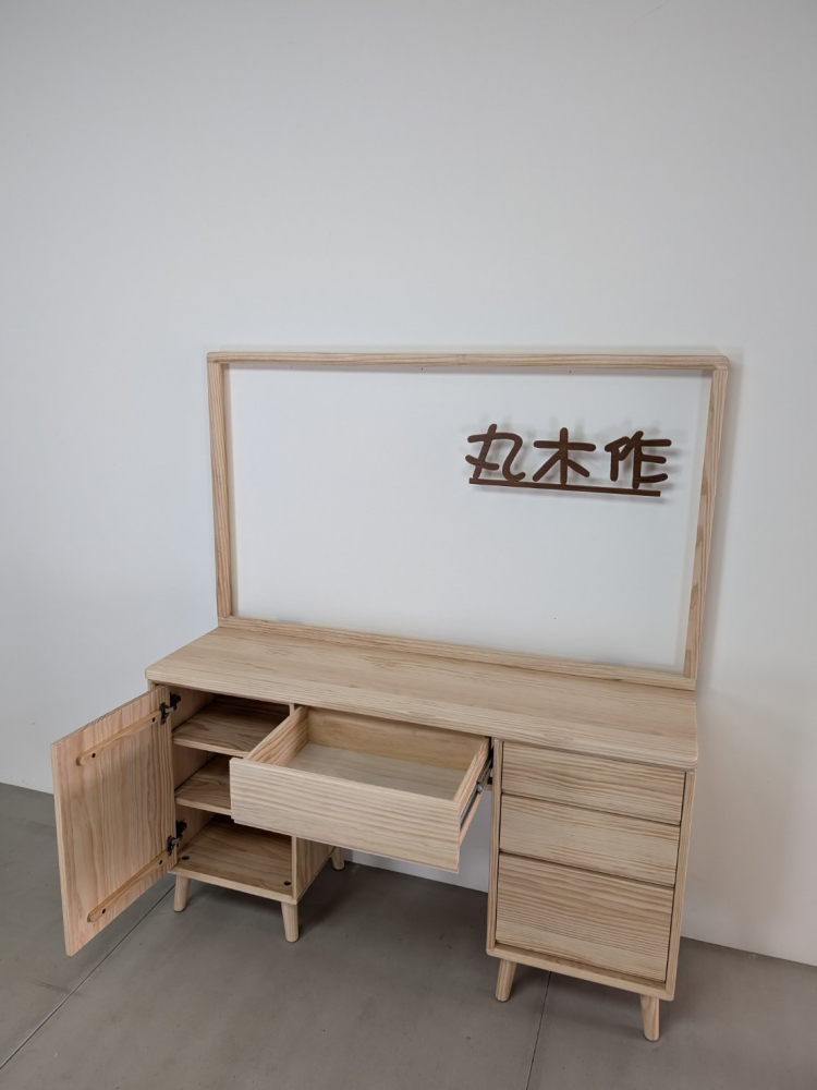 客製實木化妝桌--02