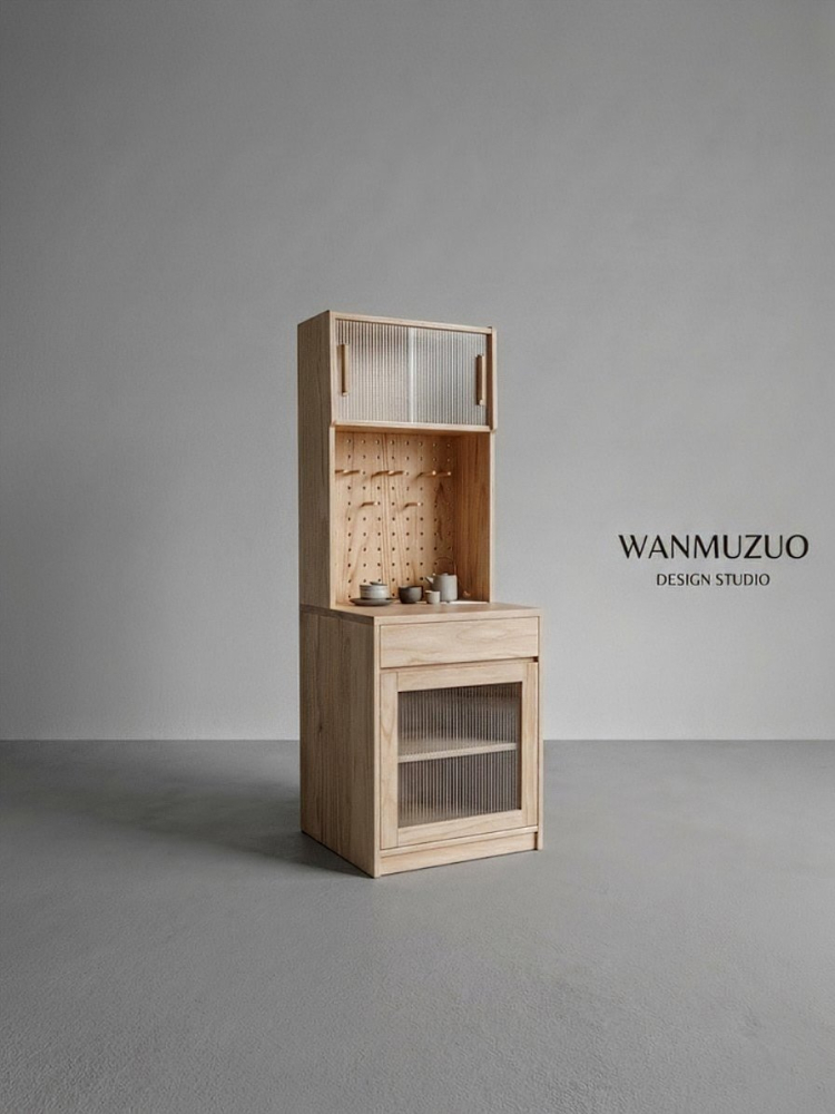 客製實木電器餐櫃