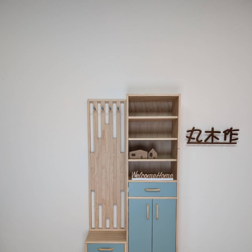 實木玄關收納櫃